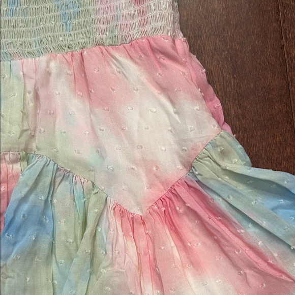 Isabelle’s Cabinet Naomi Pastel Tie Dye Romper, Size Small - Picture 8 of 15
